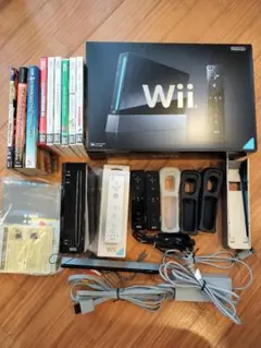 動作品確認済　Wii本体セット+おまけ6本ゲームソフトセット&公式ガイドブック