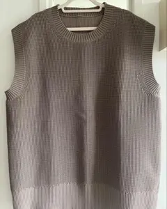 無印良品 型崩れしにくいニットベスト XL