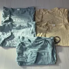 130 春夏用 半袖シャツ & 長袖シャツ まとめ売り