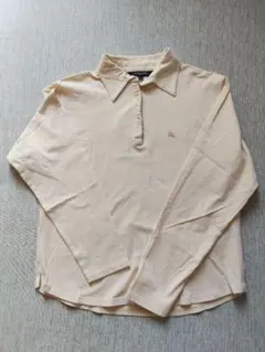 BURBERRY GOLF 長袖ポロシャツ L ベージュ