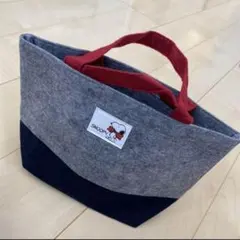 新品！スヌーピー フェルト＊ランチバッグ トートバッグ
