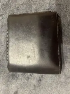 ダークブラウン レザー 三つ折り財布
