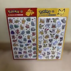 韓国限定　ポケモン ドロップシール 2種セット　韓国公式