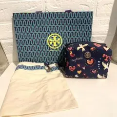 トリーバーチ/コスメポーチ&巾着&ショッパー/MULTI