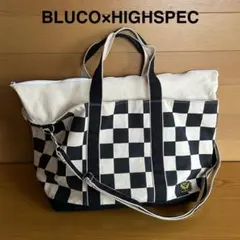 【美品】BLUCO×HIGHSPEC ビッグトートバッグ チェッカーフラッグ柄 2026年最新】BLUCO メンズバッグの人気アイテム - メルカリ
