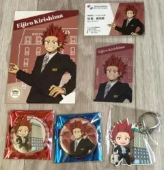 ヒロアカ 静鉄 静岡鉄道 切島鋭児郎 ラバーキーホルダー 缶バッジ ポストカード