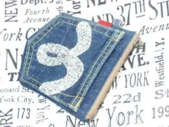 デニムリメイクポーチ　№　1723