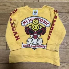 MY 1st HYSTERIC 長袖トレーナー イエロー 80cm