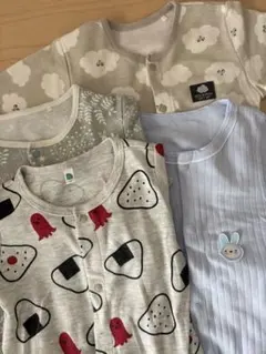 【セット販売】4枚セット　ロンパース　カバーオールセット