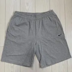 00s nikeスウェット ハーフパンツ ショートパンツ 刺繍ロゴ 古着 y2k