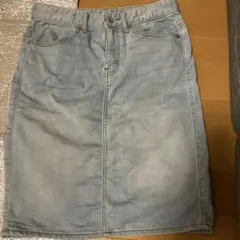 ライトブルー デニム スカート