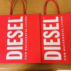 DIESEL 紙袋 ショッパー 2点セット