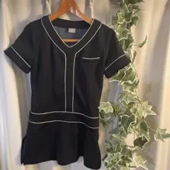 STYLISH WORKS ブラック チュニック 半袖　エステユニフォーム