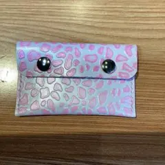 カードケース　ハンドメイド　本革　革細工　レザークラフト