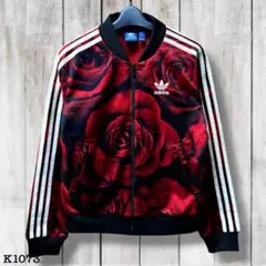 adidas ロデオクラウンズ 花柄 ジャージ トラックジャケット