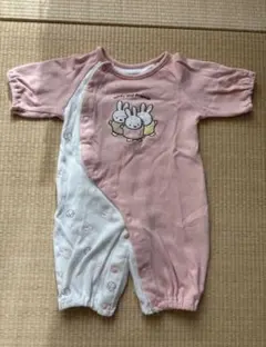 ミッフィーロンパース ピンク　バースデイ