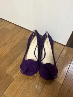 【美品】PRADA プラダ パンプス リボン ヒール 35.5 22.5cm相当