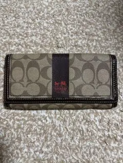 Coach モノグラム長財布 ブラウン
