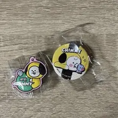 BT21 缶バッジ ラバーマスコット