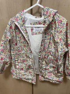 ZARA 花柄 フード付きアウター 3-4歳用