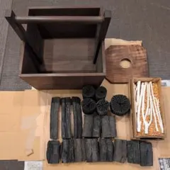 鉄製 釜飯セット 5組 固形燃料コンロ 木蓋 敷板 - メルカリ