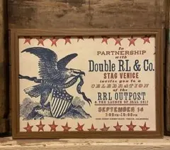 ブリキ看板】RRL ダブルアールエル ラルフローレン アメリカン雑貨