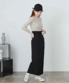 sense of place カルゼハイウエストラップスカート