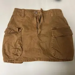 カーゴミニスカート ブラウンのサムネイル