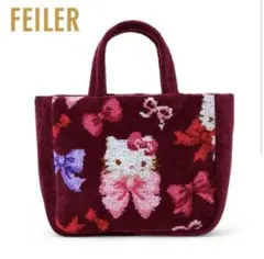 美品✳︎ フェイラー　ハローキティ巾着トートバッグ 美品✳︎ フェイラー ハローキティ巾着トートバッグ KITTYコラボ