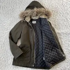 TAKEO KIKUCHI CORDURA ファー付き極厚アウター オイルド調