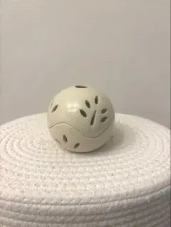 キャンドルホルダー 陶器/ホワイト