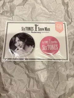 SixTONES 1st Anniversary缶バッジ2個セット