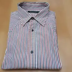 MACKINTOSH ストライプ 半袖 ボタンアップシャツ