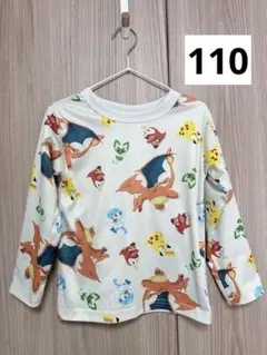 ポケモン 長袖 カットソー 110 薄手
