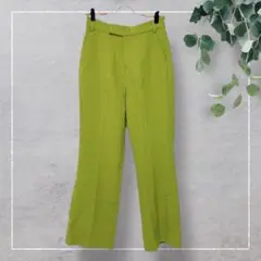 【ローリーズファーム】美脚に見えるカラーフレアパンツ(L)美シルエット　ツイル