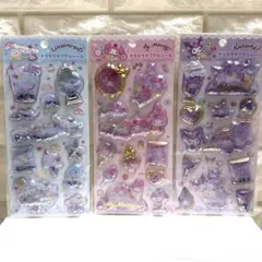 サンリオ　キラキラカプセルシール　シナモロール　マイメロ　クロミ　3点セット