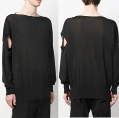 【23SS】sulvam シースルーニットのサムネイル