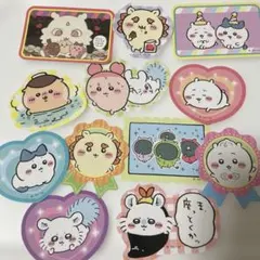 かわいいキャラクターシールセット 12枚入り　ちいかわ