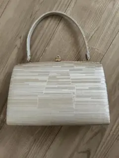 婚礼用バッグ　和装バッグ　フォーマルバッグ　銀色　結婚式　礼装