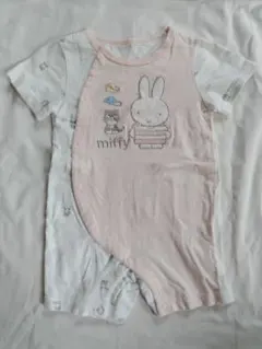 ミッフィー 半袖ロンパース 70〜80cm