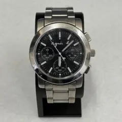 agnès b. アニエスベー V654 クロノグラフ メンズ腕時計 稼働品のサムネイル
