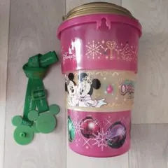 ディズニーシー クリスマス ポップコーンバケット 折りたたみ 三段 コンパクト