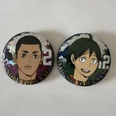劇場版ハイキュー‼︎ゴミ捨て場の決戦　缶バッジビスケット　山口　海　2個セット