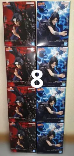 GIGO限定】NARUTO ナルト フィギュア うちはサスケ イタチ 【8体
