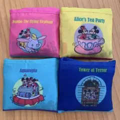 新品未使用 東京ディズニー カプセルトイ エコバッグ 4点セット