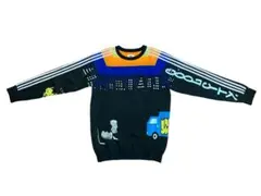 美品 adidas クルーネックニット マルチカラーのサムネイル