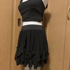 グレースコンチネンタル フリルスカート　シフォン　レース　フリフリのサムネイル