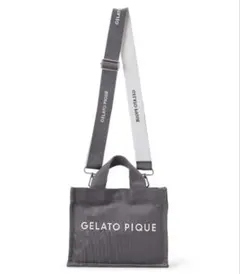 GELATO PIQUE キャンバスロゴショルダーバッグ