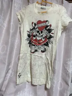 Ed Hardy ラインストーン半袖tシャツ　☆匿名配送☆