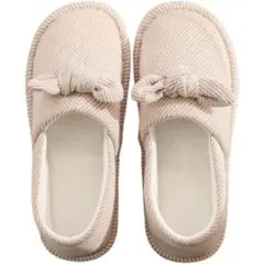 スリッパ 室内履き ルームシューズ レディース あったかい 滑らない 23cm